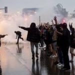 Protesta por la muerte de un Afroamericano