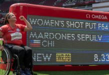 Francisca Mardones ganó medalla de oro con récord mundial en el lanzamiento de la bala