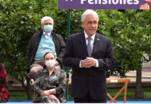 Presidente Piñera firma proyecto de ley de pensiones para enviarlo al Congreso