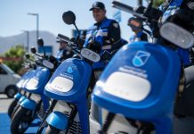 Huechuraba incorpora motocicletas eléctricas para reforzar patrullajes